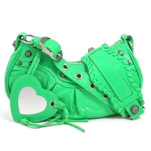 Balenciaga Le Cagoule XS Shoulder Bag Green